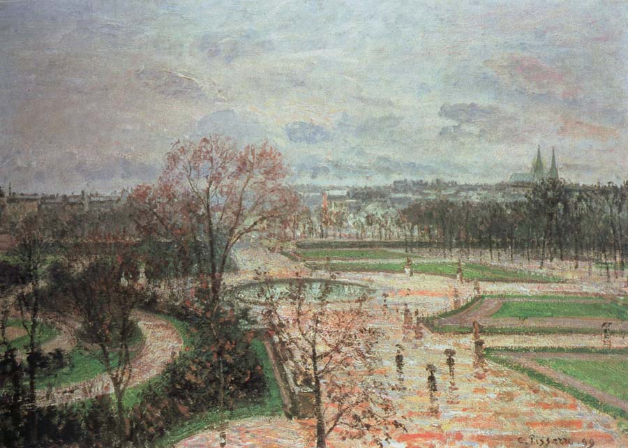 the tuileries gardens,rainy weather